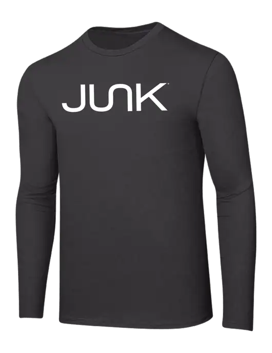 Ring Spun Charcoal 4.5 oz Long Sleeve T-Shirt w/Junk Logo