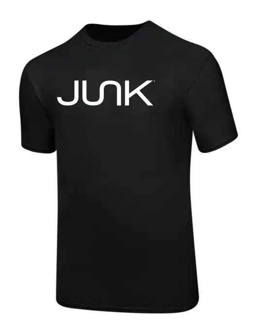 Ring Spun Jet Black 4.5 oz T-Shirt w/Junk Logo