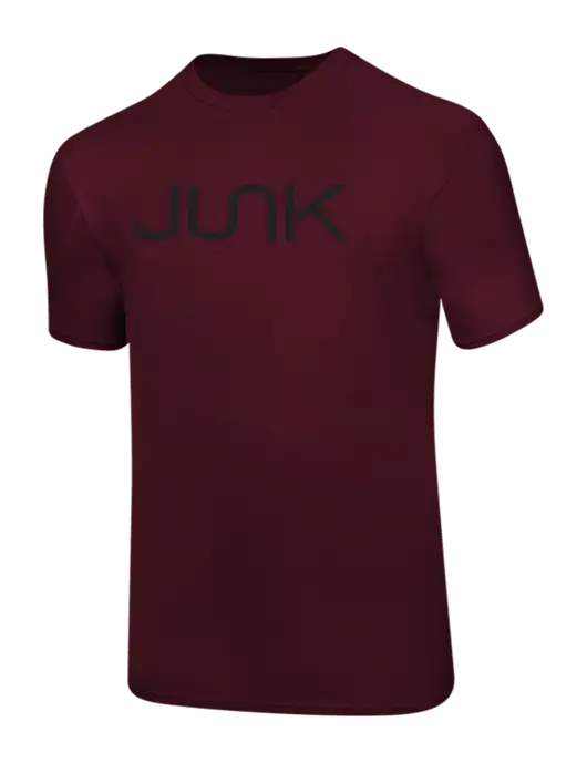Ring Spun Maroon 4.5 oz T-Shirt w/Junk Logo