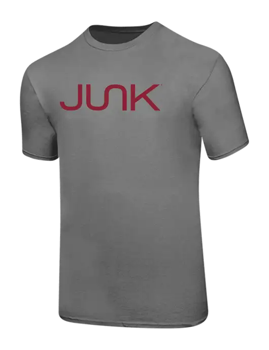 Ring Spun Medium Grey 4.5 oz T-Shirt w/Junk Logo