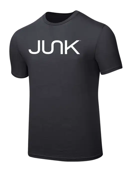 Seriously Soft Charcoal T-Shirt w/Junk Logo