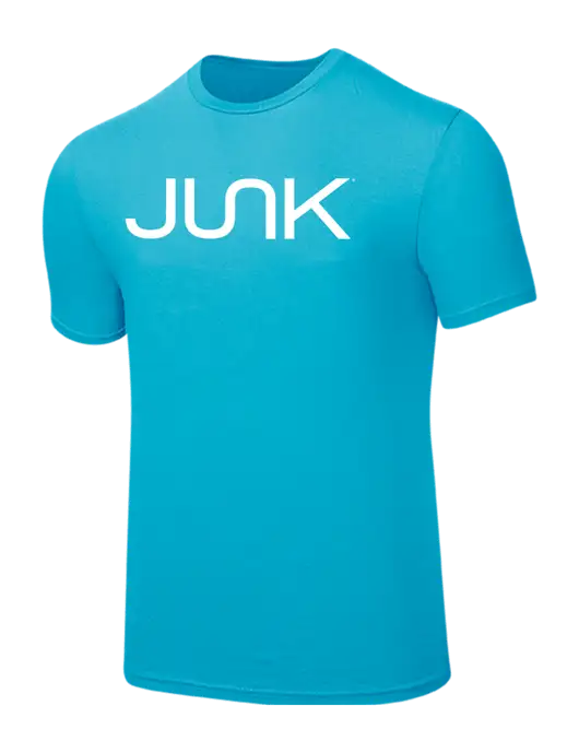 Seriously Soft Sapphire Blue T-Shirt w/Junk Logo