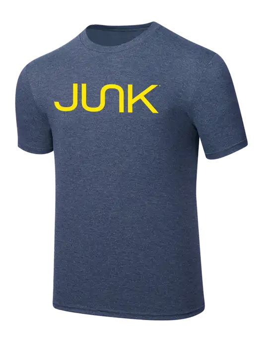 Simply Soft Navy Frost 4.5oz  Poly/Combed Ring Spun Cotton T-Shirt w/Junk Logo