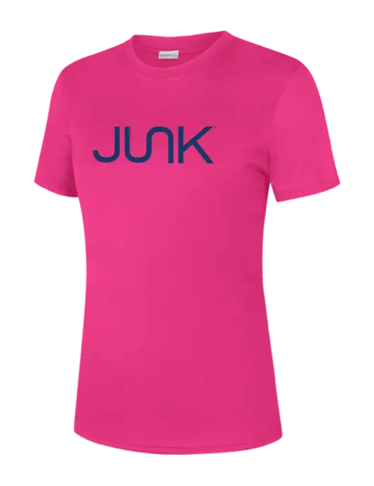   Womens Neon Pink PosiCharge Competitor Tee w/Junk Logo