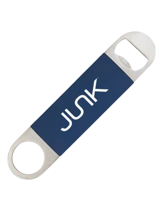 Navy Bottle Opener with Silicone Grip w/Junk Logo