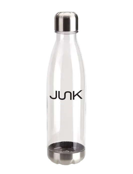 Bayside Tritan Clear 25 oz Bottle with Stainless Base and Cap w/Junk Logo