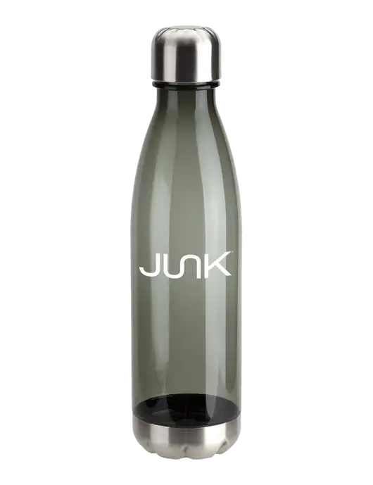 Bayside Tritan Smoke 25 oz Bottle with Stainless Base and Cap w/Junk Logo