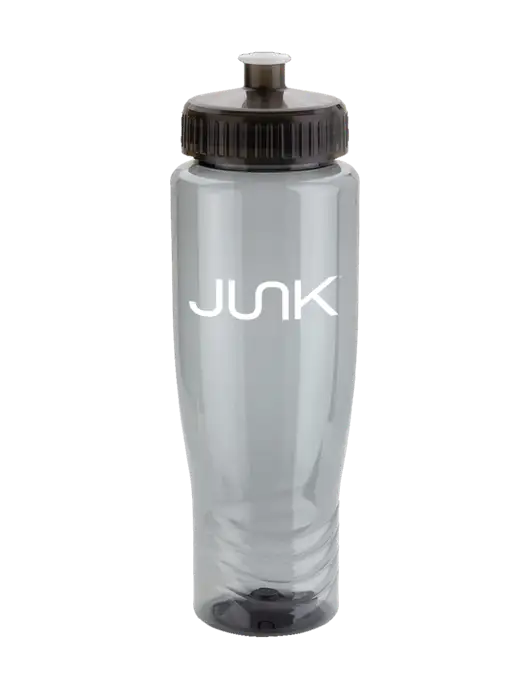 Roam Smoke 28 oz Eco-Polyclear Bottle with Push Pull Lid w/Junk Logo