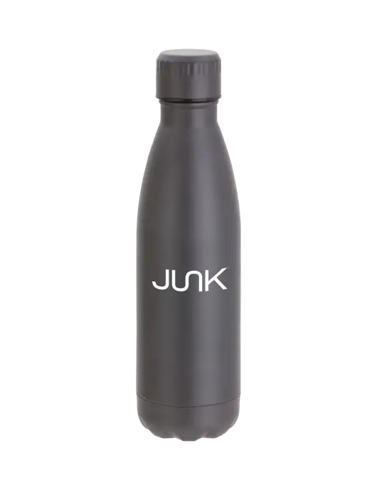 City Go Matte Charcoal 17 oz Insulated Bottle w/Junk Logo