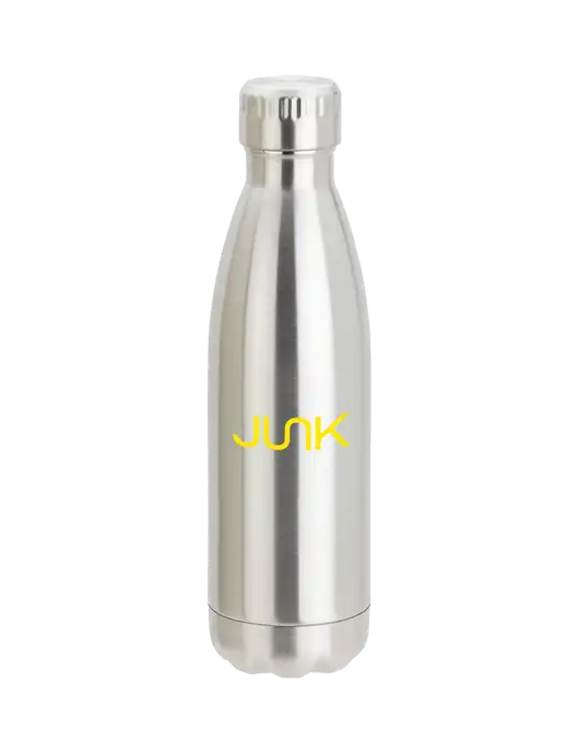 City Go Silver 17 oz Insulated Bottle w/Junk Logo