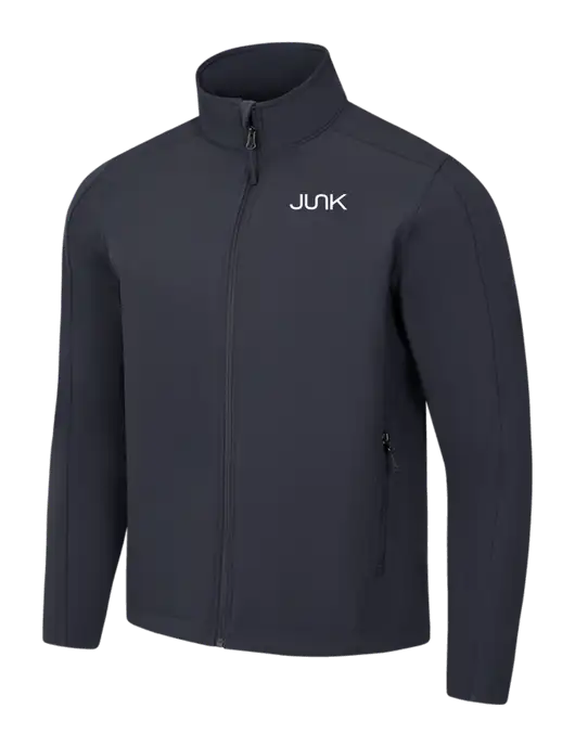 Charcoal Grey Core Soft Shell Jacket w/Junk Logo