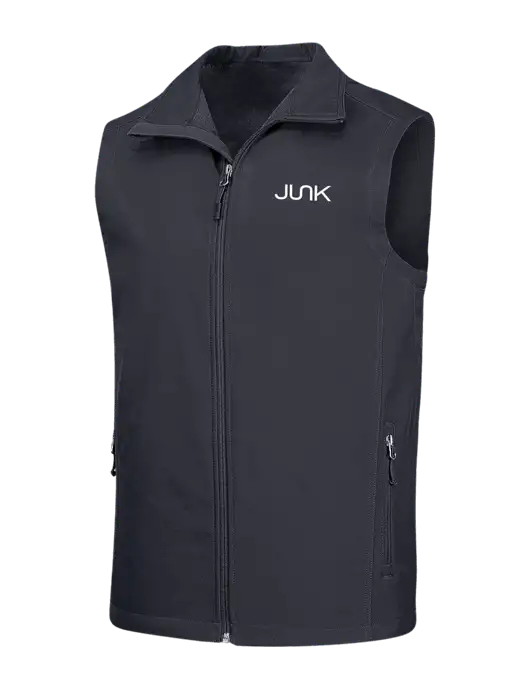 Dark Grey Core Soft Shell Vest w/Junk Logo