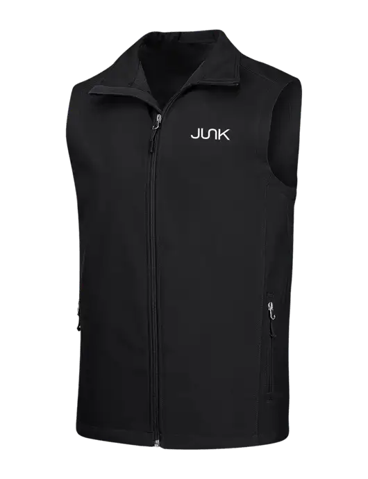 Black Core Soft Shell Vest w/Junk Logo