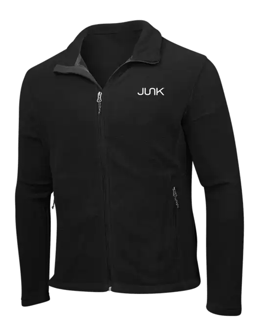 Black Fleece Jacket w/Junk Logo