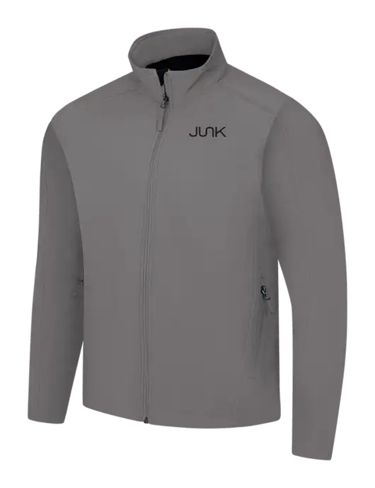 Medium Grey Core Soft Shell Jacket w/Junk Logo