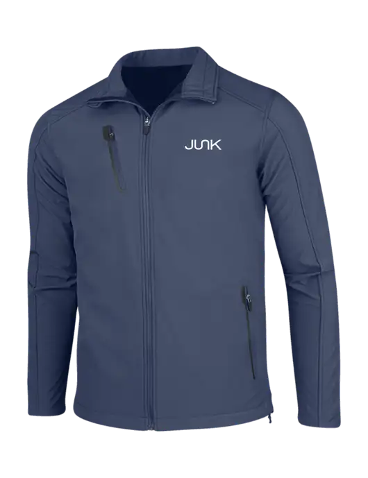 Navy Welded Softshell Jacket w/Junk Logo