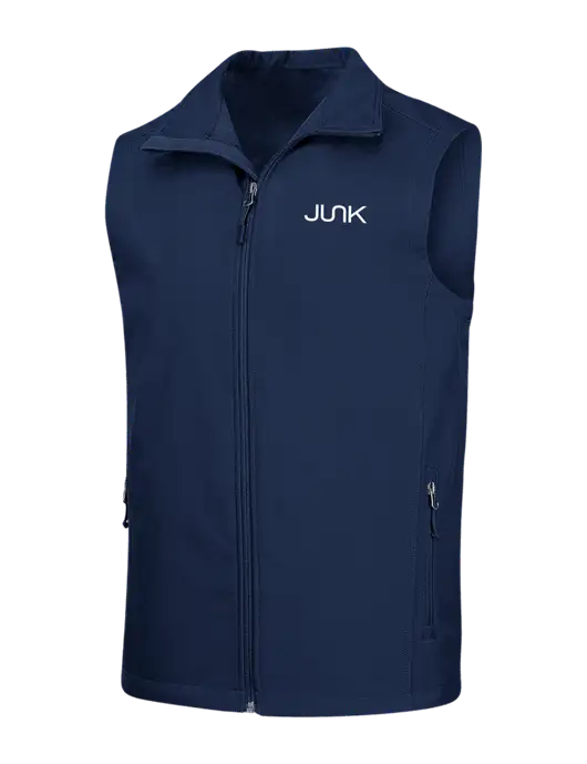Navy Core Soft Shell Vest w/Junk Logo