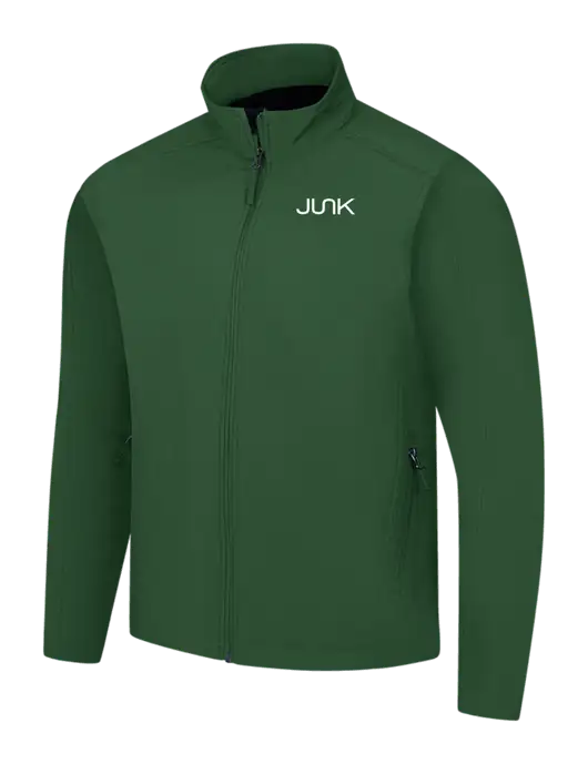 Dark Green Core Soft Shell Jacket w/Junk Logo