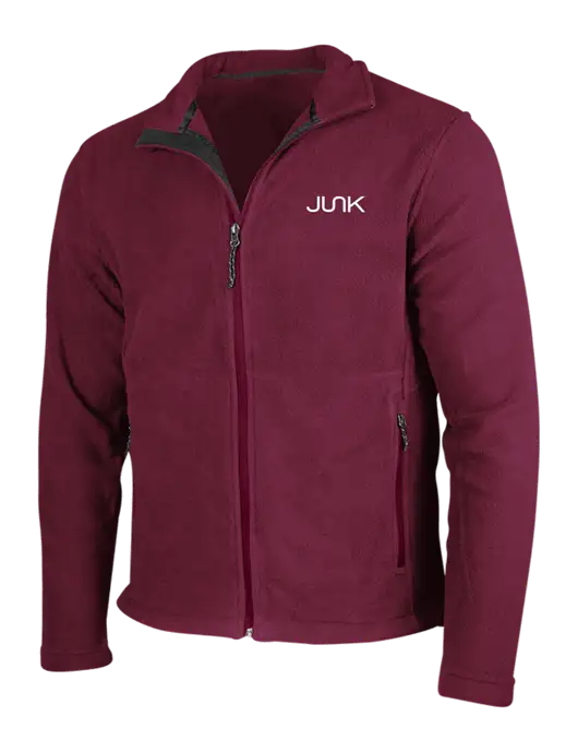 Maroon Fleece Jacket w/Junk Logo