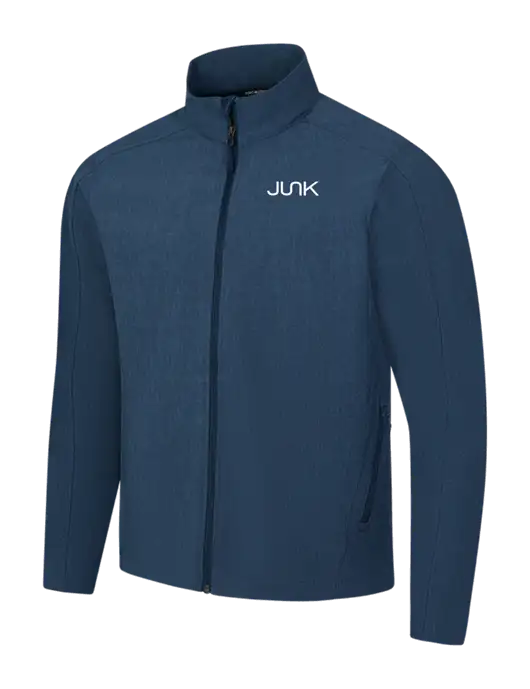 Navy Heather Core Soft Shell Jacket w/Junk Logo