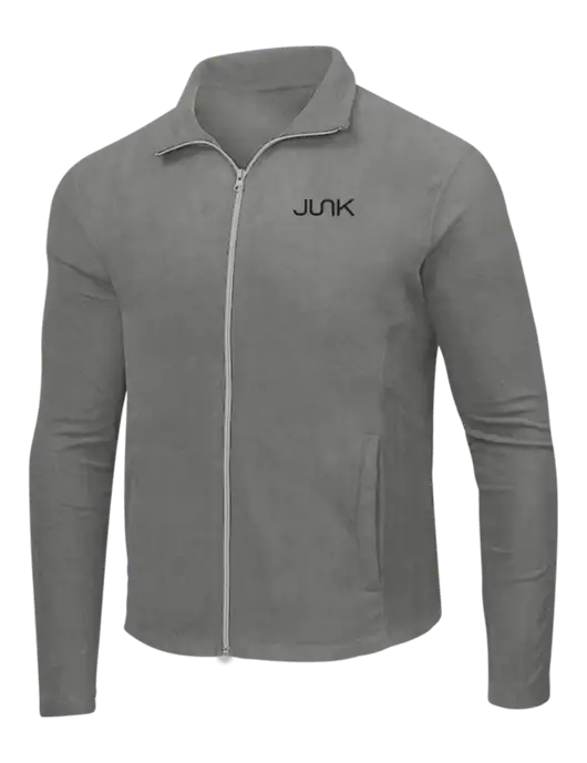 Medium Grey Microfleece Jacket w/Junk Logo