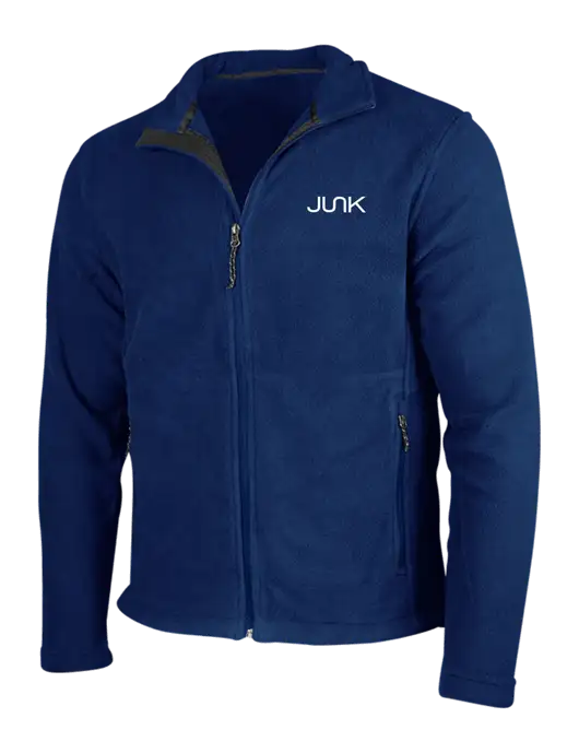 Navy Fleece Jacket w/Junk Logo