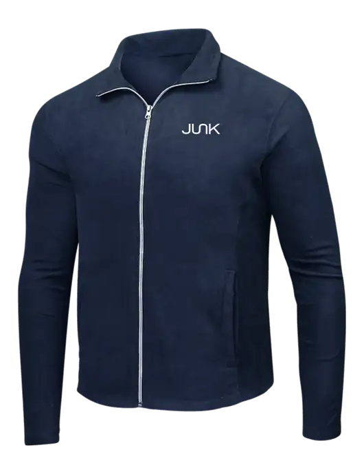 Navy Microfleece Jacket w/Junk Logo