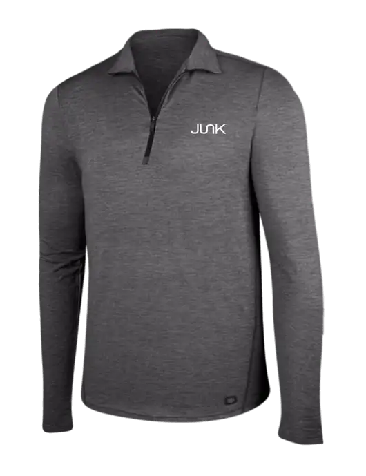 OGIO Gear Grey Heather Endurance Force 1/4 Zip w/Junk Logo
