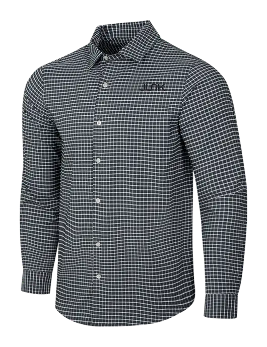 Dark Grey/White City Stretch Shirt w/Junk Logo