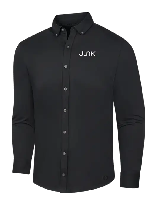 OGIO Blacktop Modern Code Stretch Button-Up Shirt w/Junk Logo