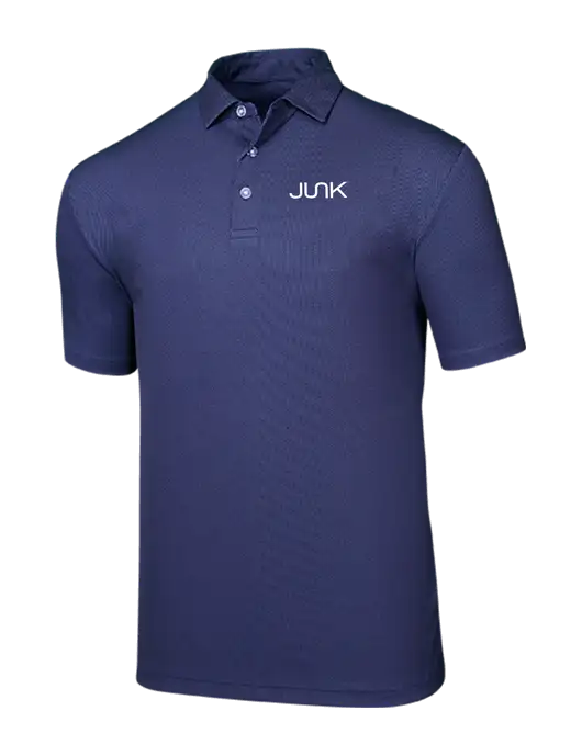 Callaway Birdseye Navy Polo w/Junk Logo