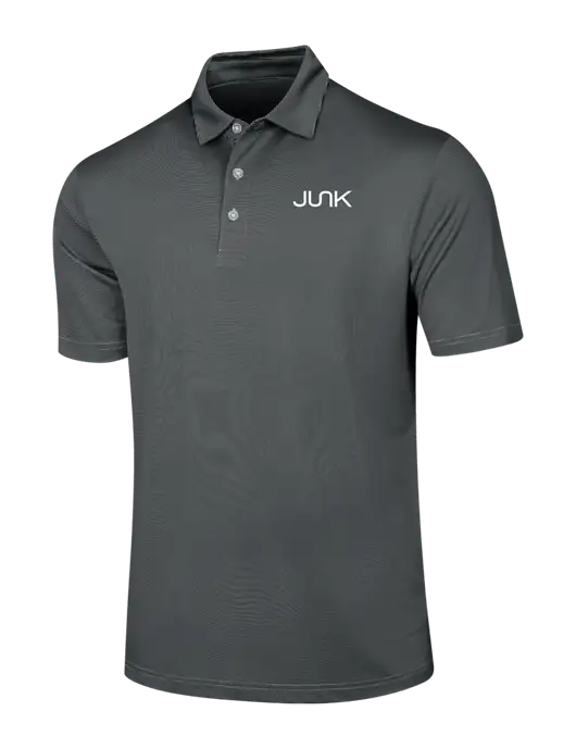 Callaway Black Fine Line Stripe Polo w/Junk Logo