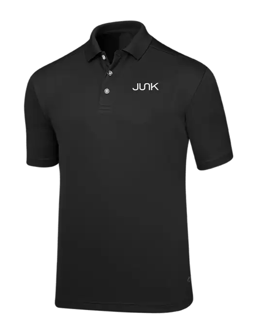 Callaway Core Black Performance Polo w/Junk Logo