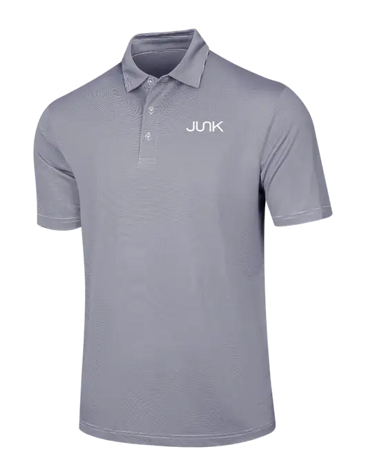 Callaway Navy Fine Line Stripe Polo w/Junk Logo