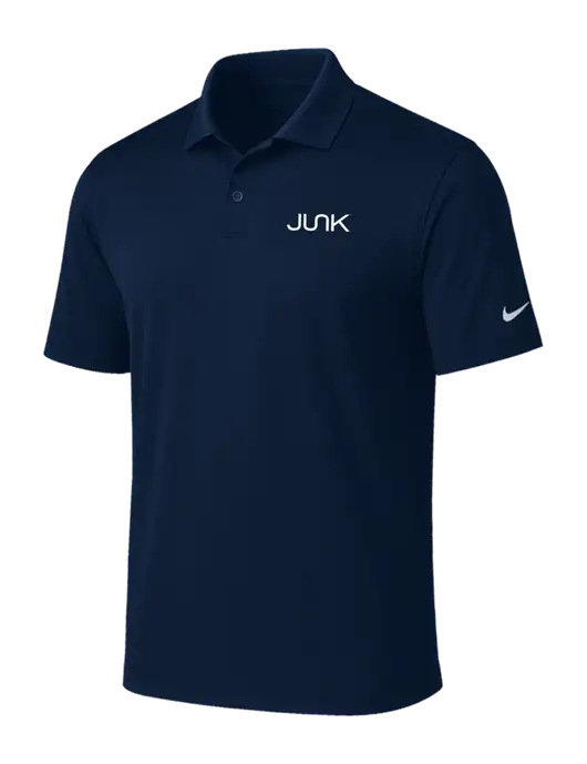 NIKE Navy Victory Solid Polo w/Junk Logo