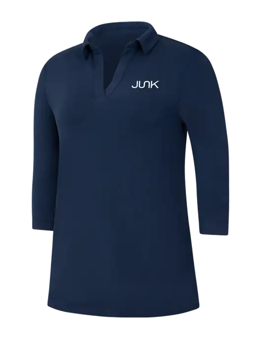 Navy Womens Luxe Knit Tunic w/Junk Logo