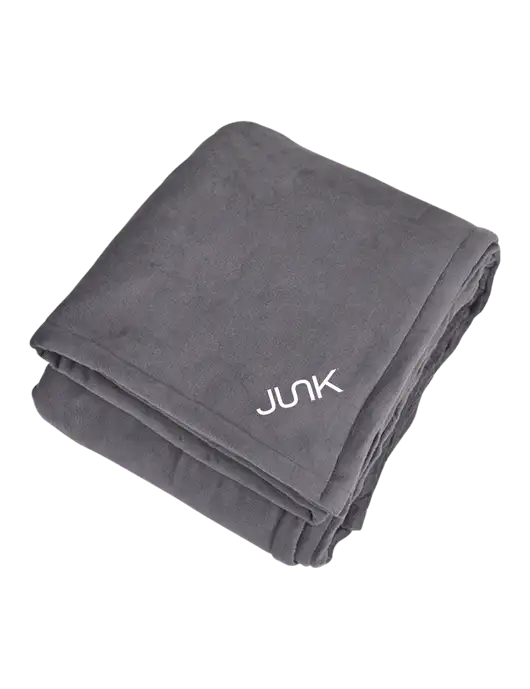 Mountain Lodge Hearth Grey Blanket  w/Junk Logo