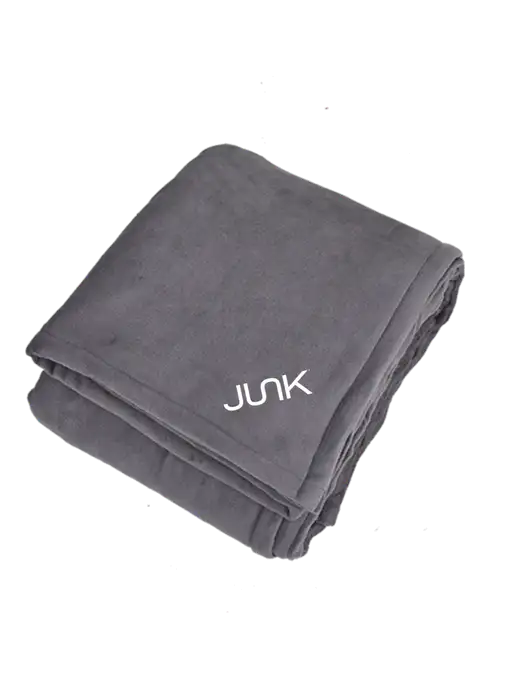 Oversized Graphite Ultra Plush Blanket Graphite w/Junk Logo